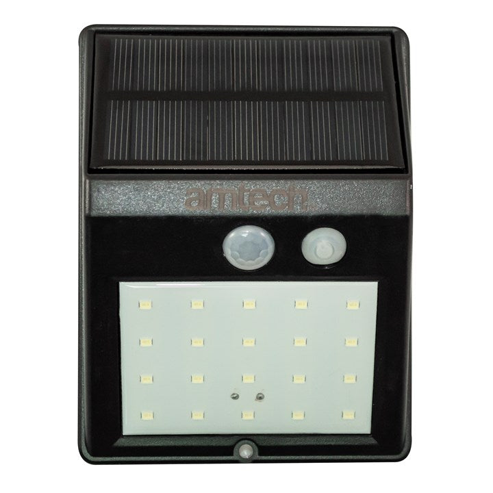 Amtech 20 SMD LED solar PIR outdoor sensor light S8157