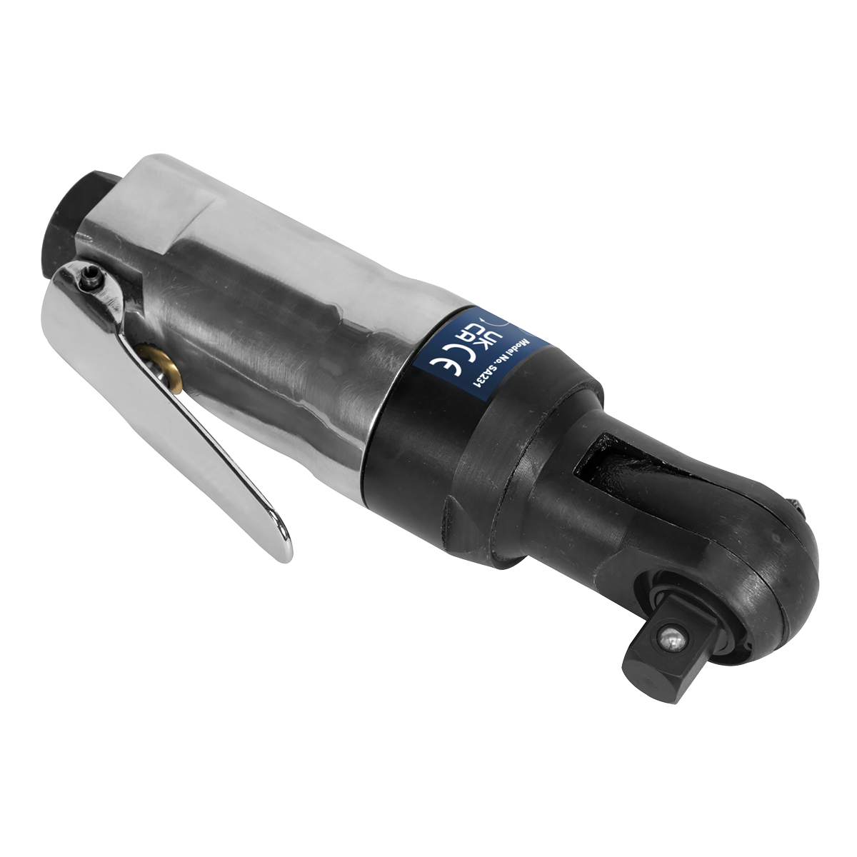Sealey 3/8"Sq Drive Super Stubby Air Ratchet Wrench SA231