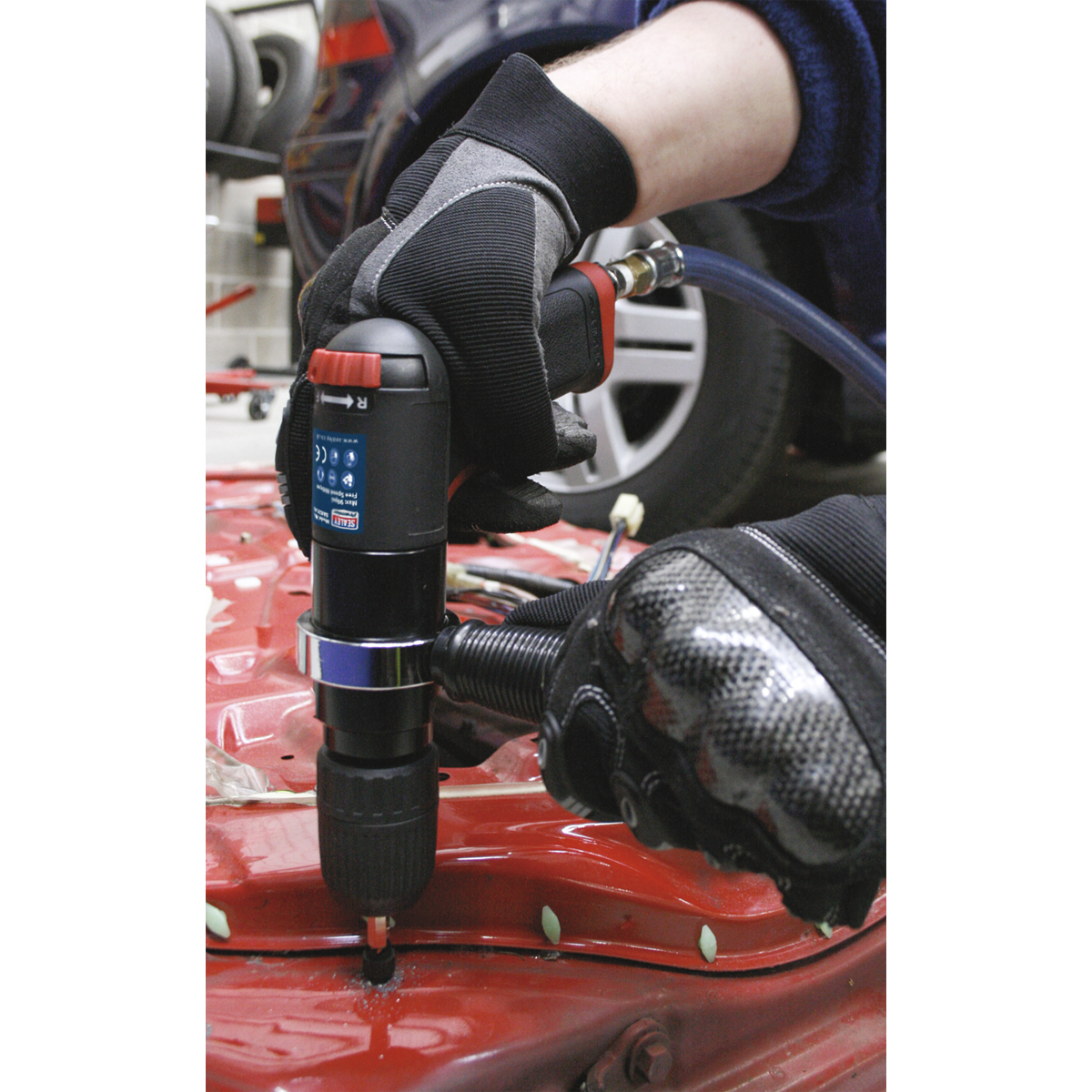 Sealey Ø13mm Composite Reversible Air Drill with Keyless Chuck SA621