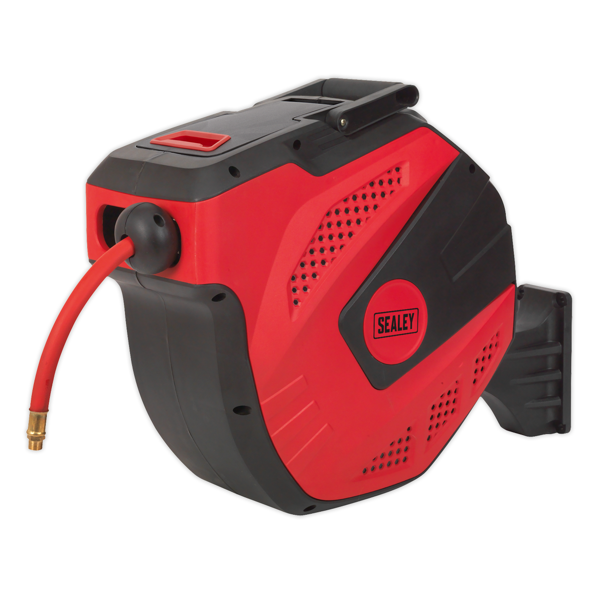 Sealey 20m Auto-Rewind Control Air Hose Reel Ø10mm ID - Rubber Hose SA823