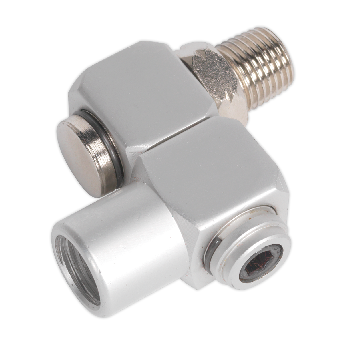 Sealey 1/4"BSP Z-Swivel Air Hose Connector SA902