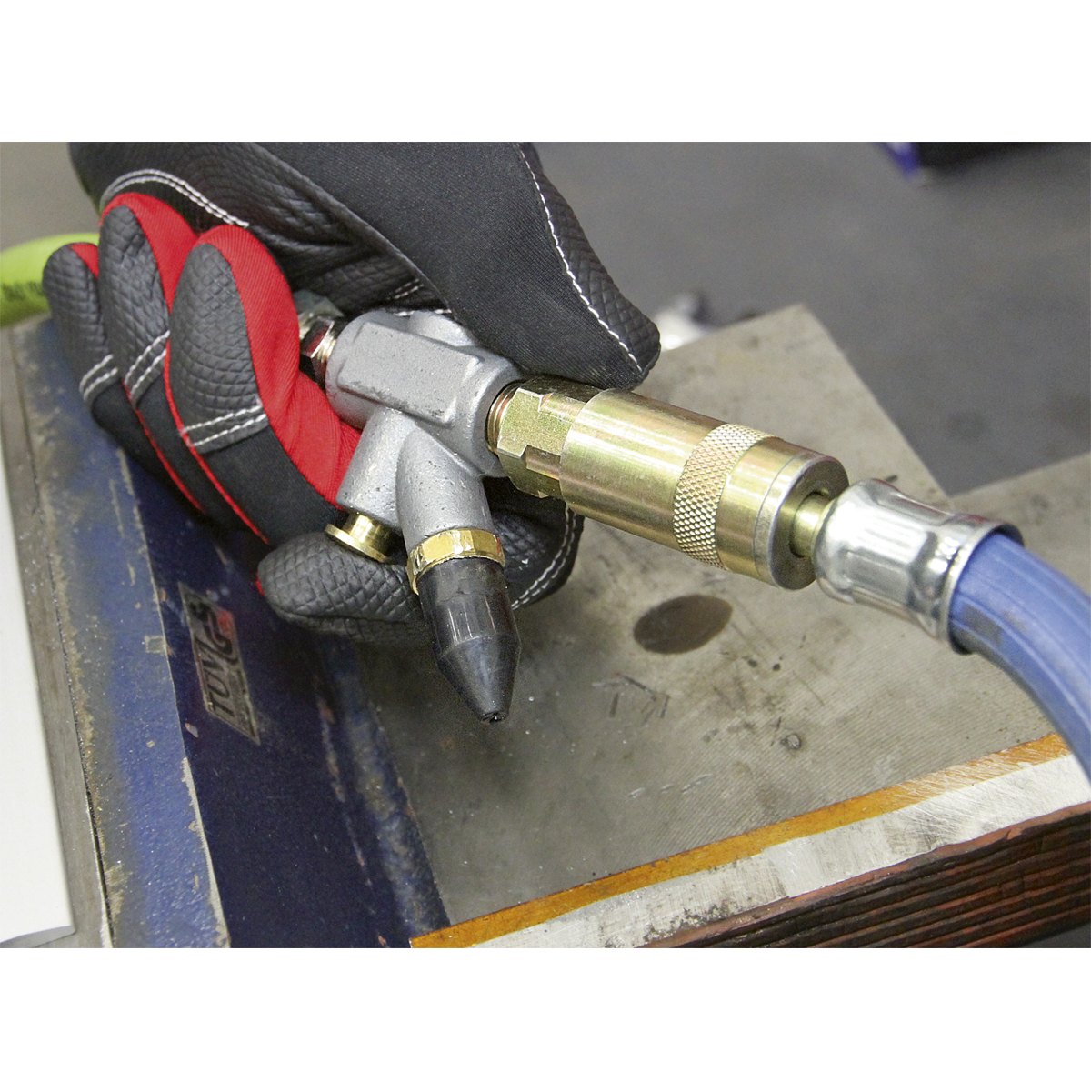 Sealey In-Line Air Blow Gun with 1/4"BSP Air Inlet SA905