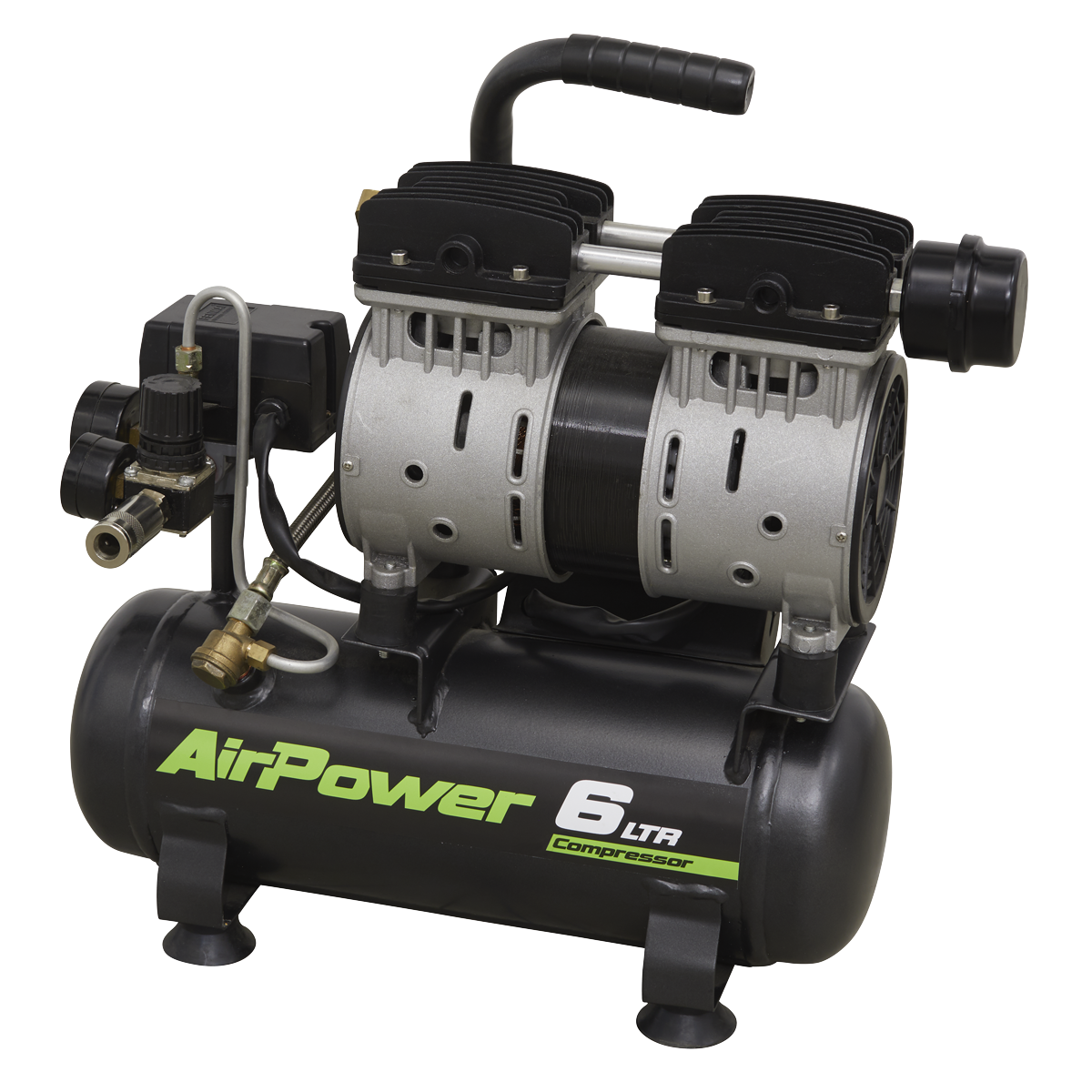 Sealey 6L Direct Drive Low Noise Air Compressor 0.7hp SAC0607S