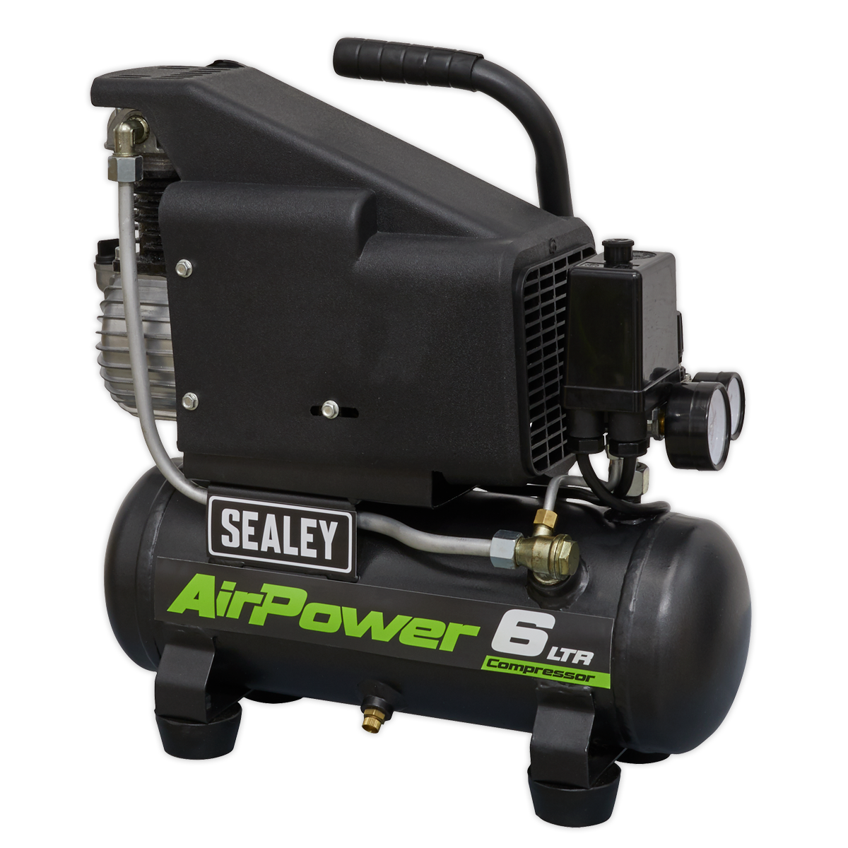 Sealey 6L Direct Drive Air Compressor 1hp SAC0610E