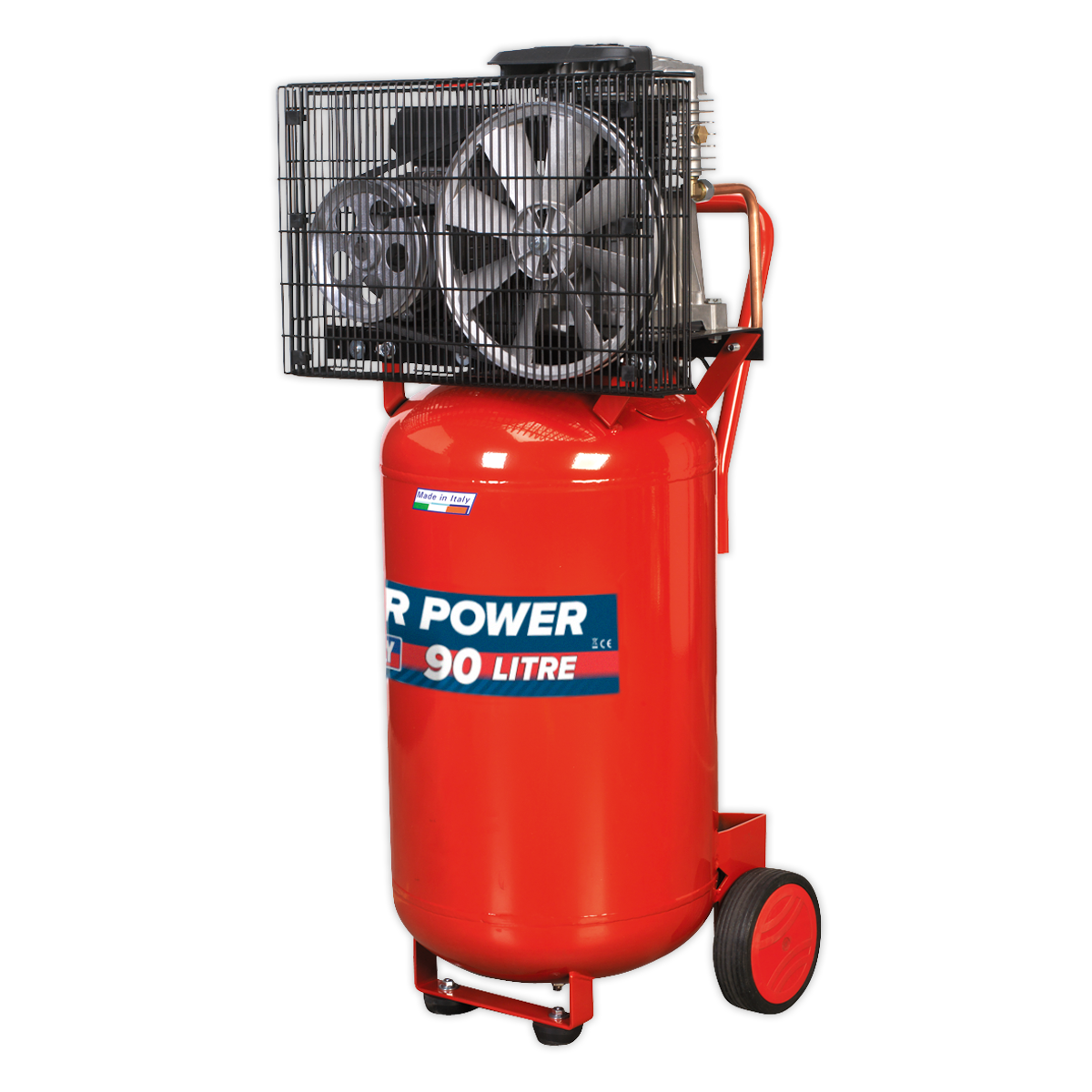 Sealey 90L Belt Drive Vertical Compressor 3hp SAC1903B