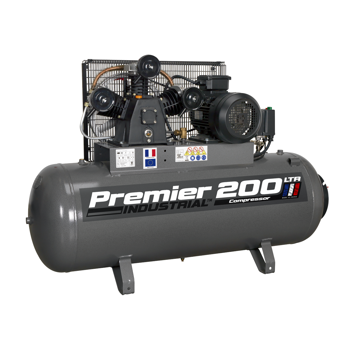 Sealey 200L Belt Drive Air Compressor 5.5hp 3ph SAC32055B