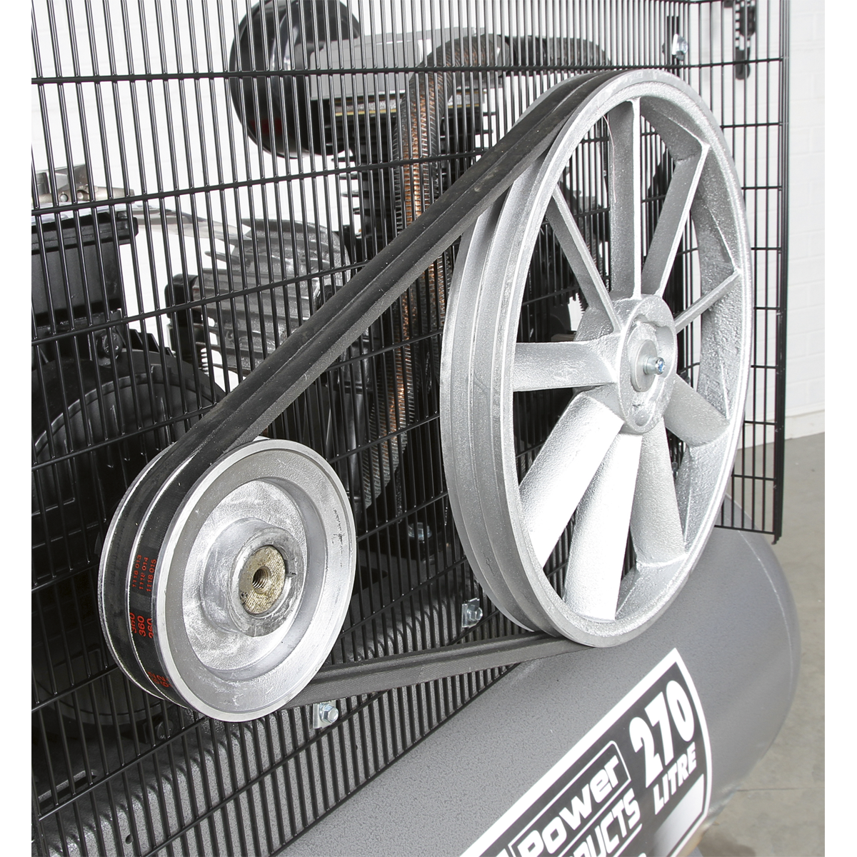 Sealey 270L Belt Drive Air Compressor 7.5hp 3ph SAC32775B