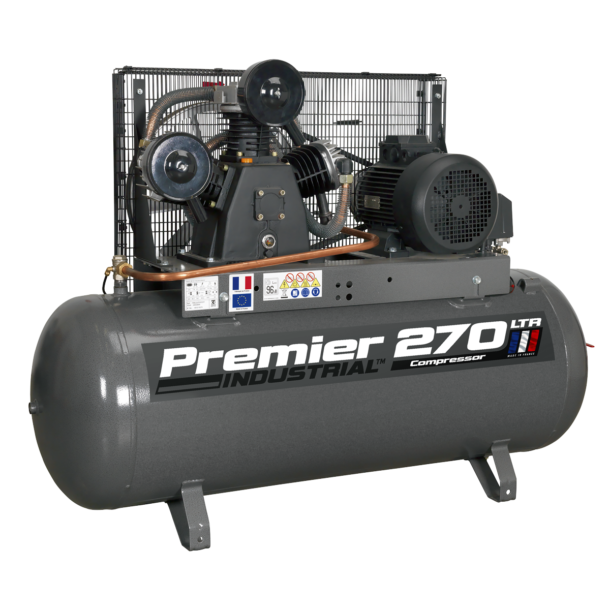 Sealey 270L Belt Drive Air Compressor 7.5hp 3ph SAC32775B