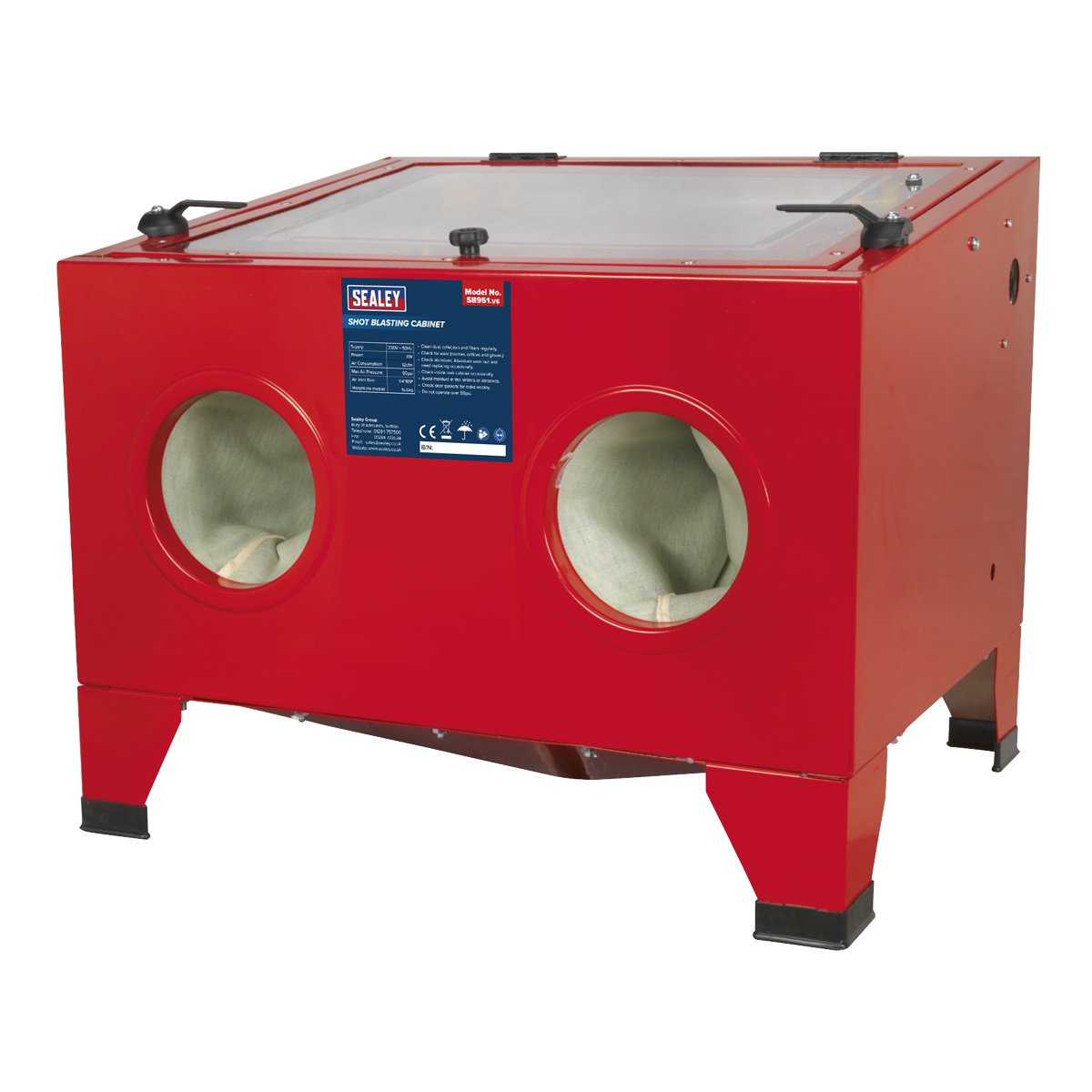 Sealey Shot Blasting Cabinet with Gun SB951