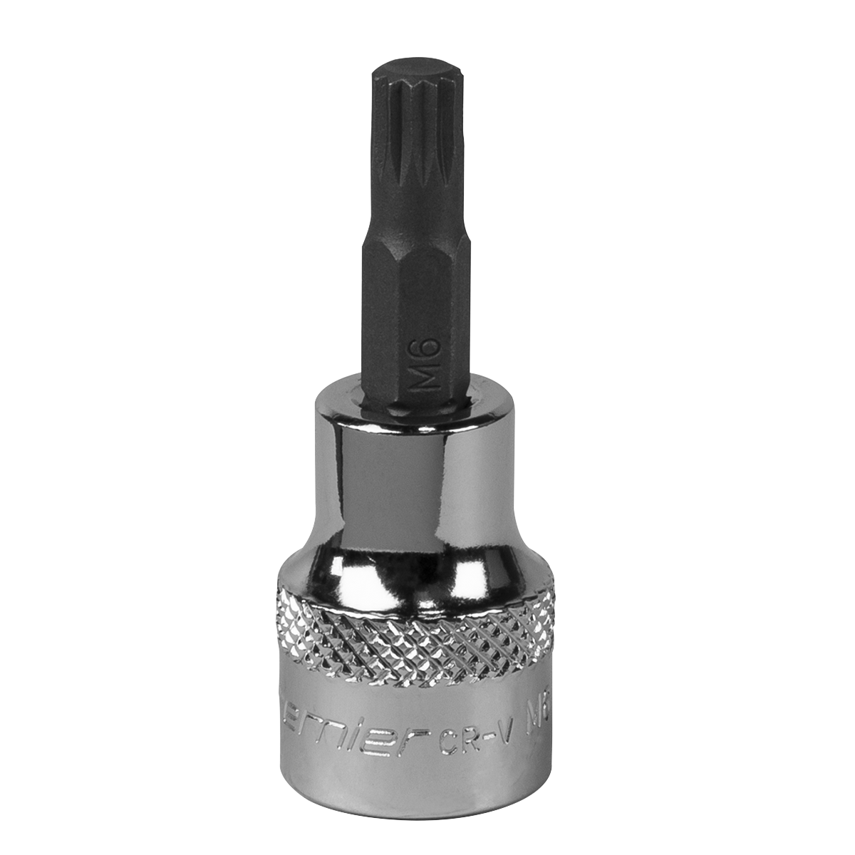 Sealey M6 3/8"Sq Drive Spline Socket Bit SBS004
