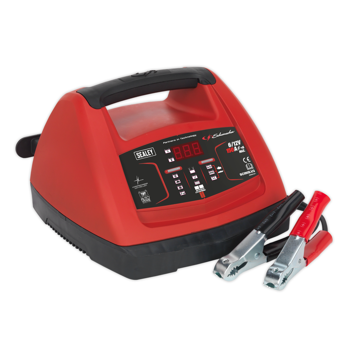Sealey Schumacher® 6/12V 150A Starter/20A Intelligent Speed Charge Battery Charger SCI90S