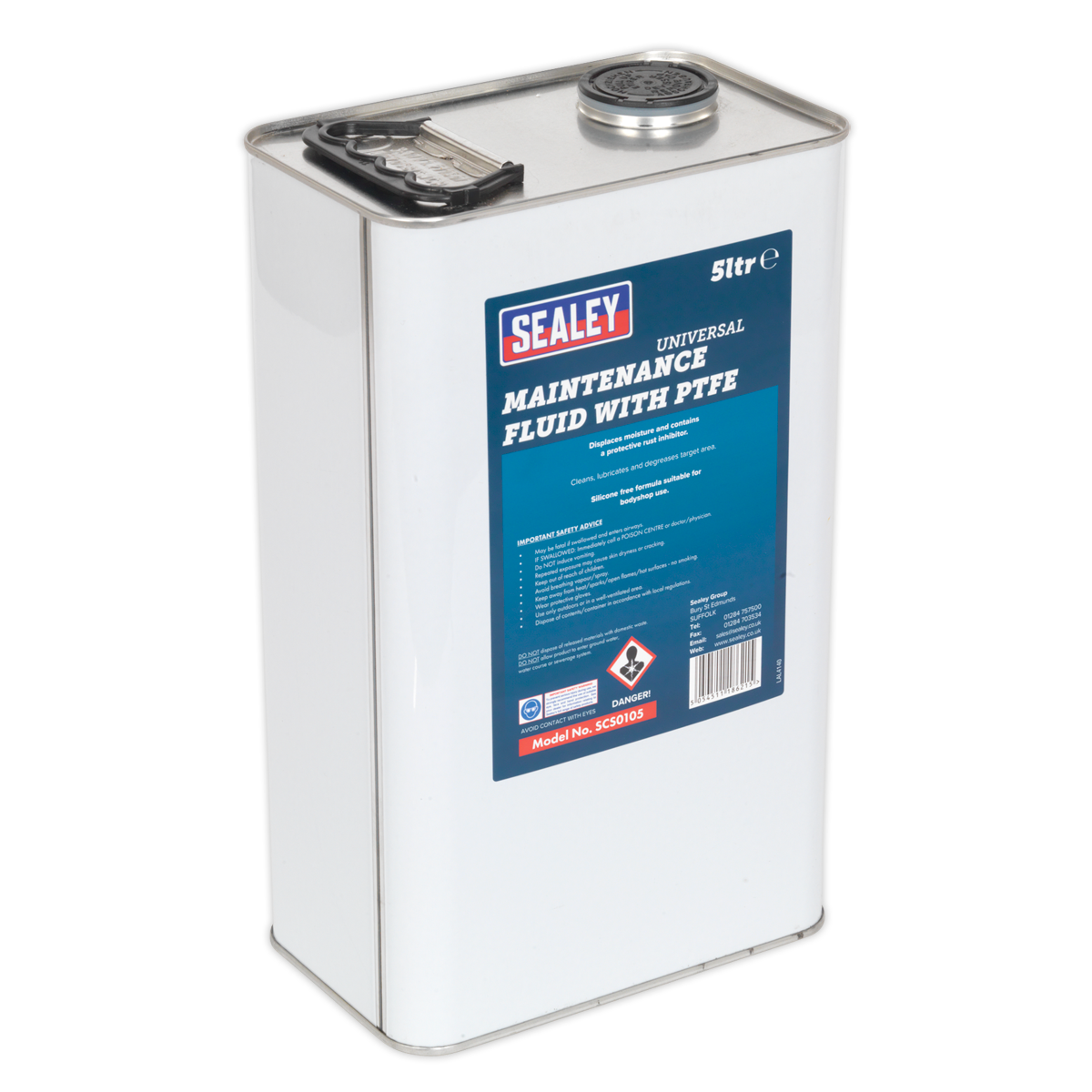 Sealey 5L Universal Maintenance Fluid with PTFE SCS0105