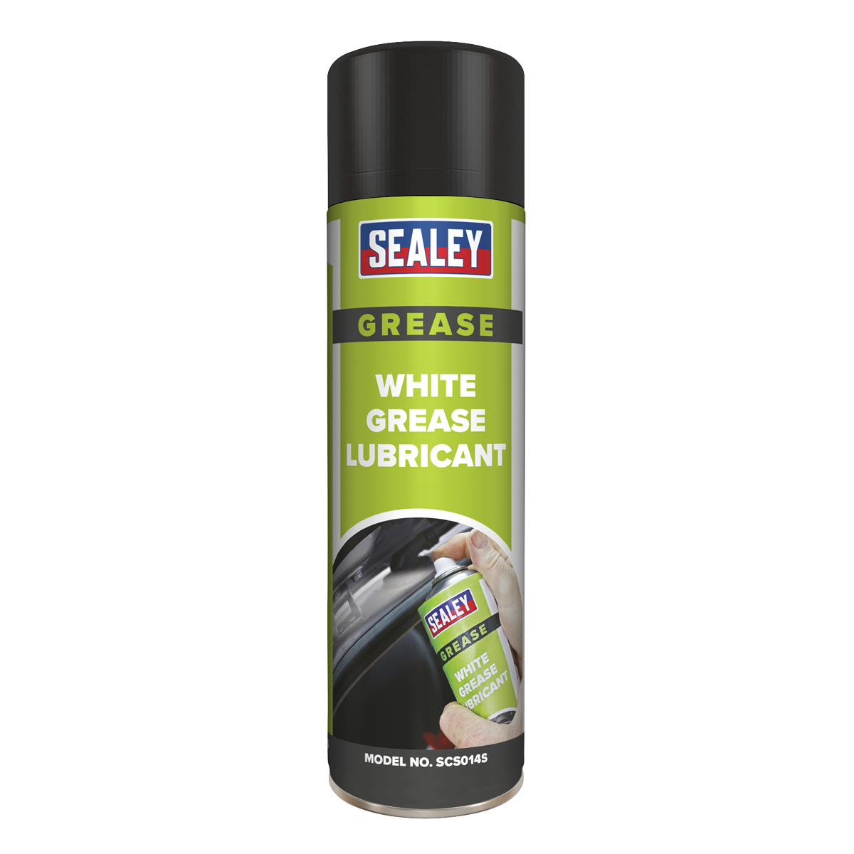 Sealey 500ml White Grease Lubricant with PTFE SCS014S