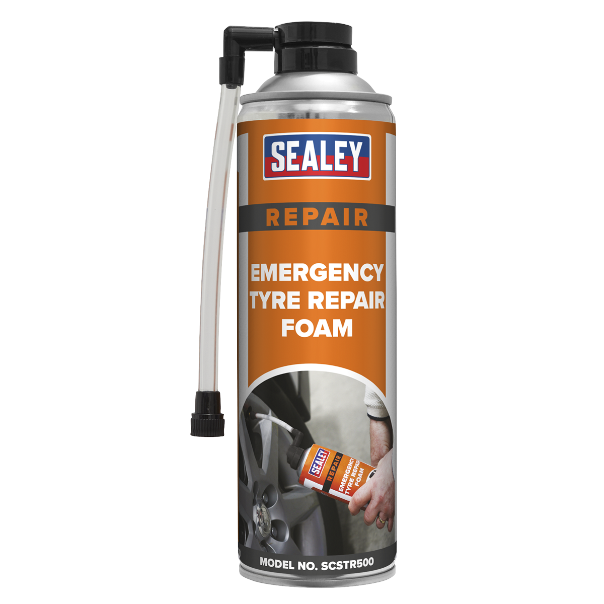 Sealey 500ml Emergency Tyre Repair Foam SCSTR500
