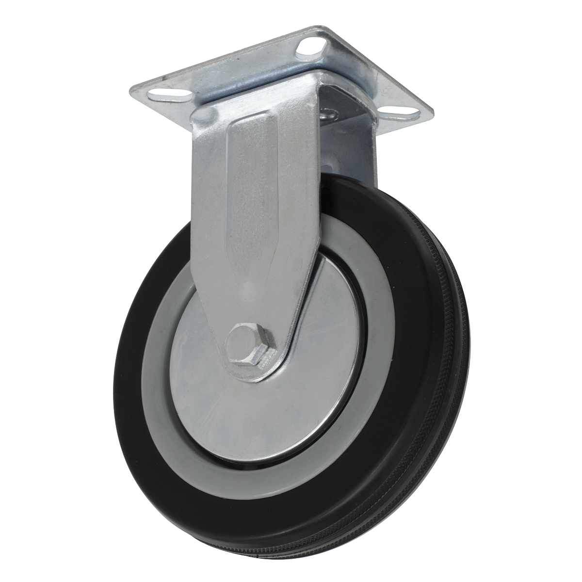 Sealey Ø125mm Castor Wheel Fixed Plate SCW1125FP