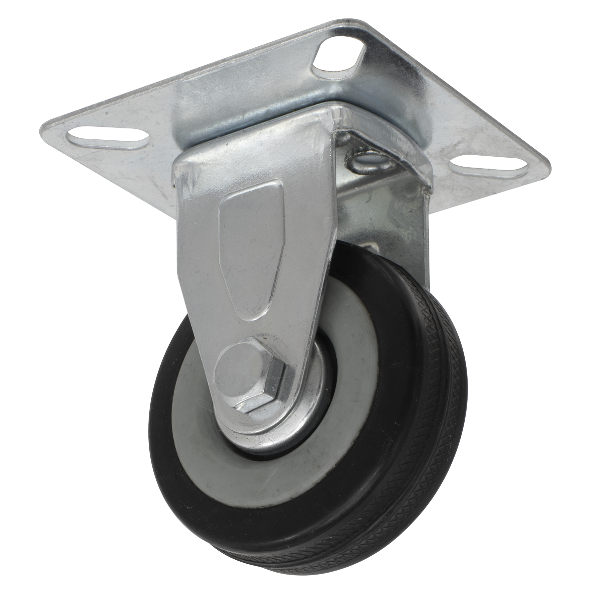 Sealey Ø50mm Castor Wheel Fixed Plate SCW150FP