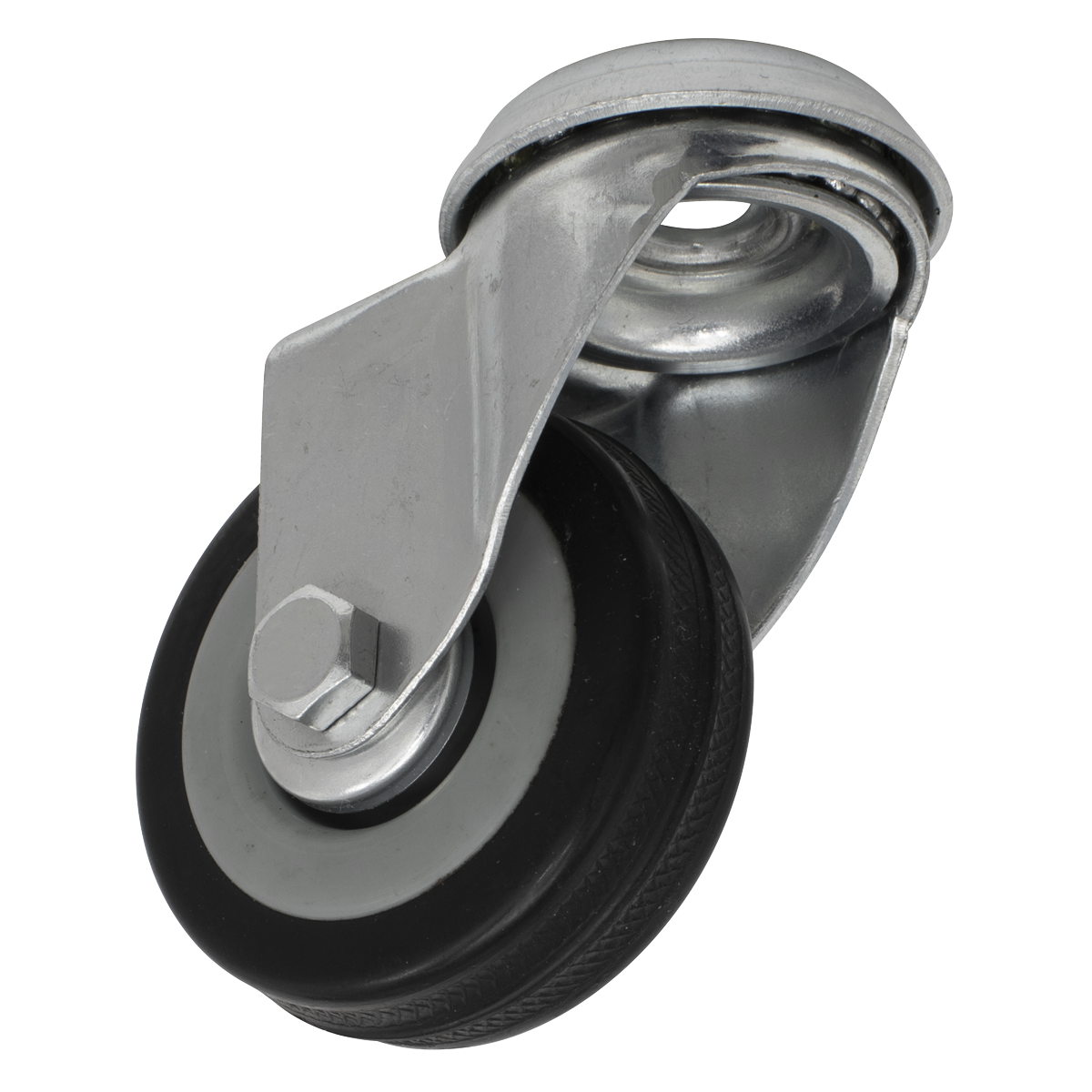 Sealey Ø50mm Castor Wheel Bolt Hole Swivel SCW150SB