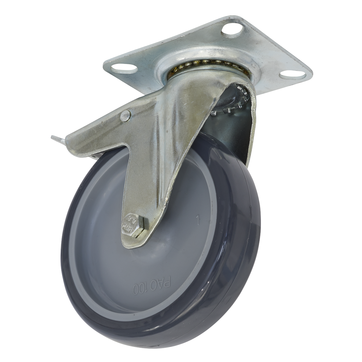 Sealey Ø100mm Castor Wheel Swivel Plate with Total Lock SCW2100SPL