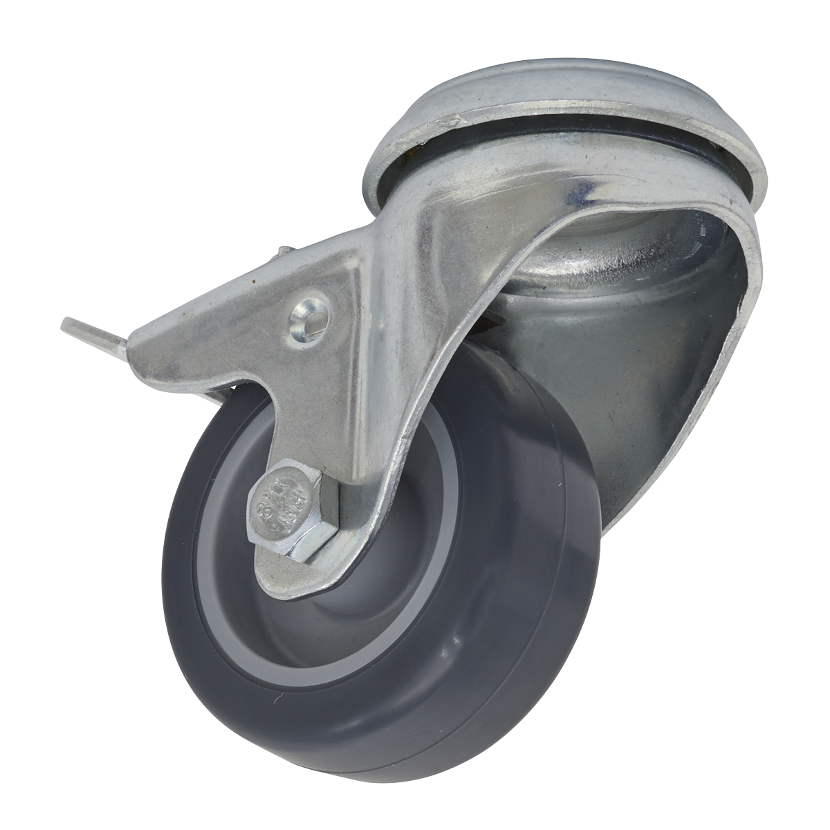 Sealey Ø50mm Castor Wheel Bolt Hole Swivel with Total Lock SCW250SBL