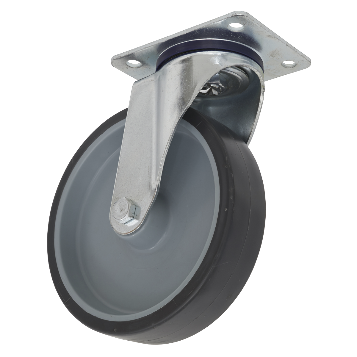 Sealey Ø50mm Medium-Duty Thermoplastic Swivel Castor Wheel - Trade SCW250SPEM