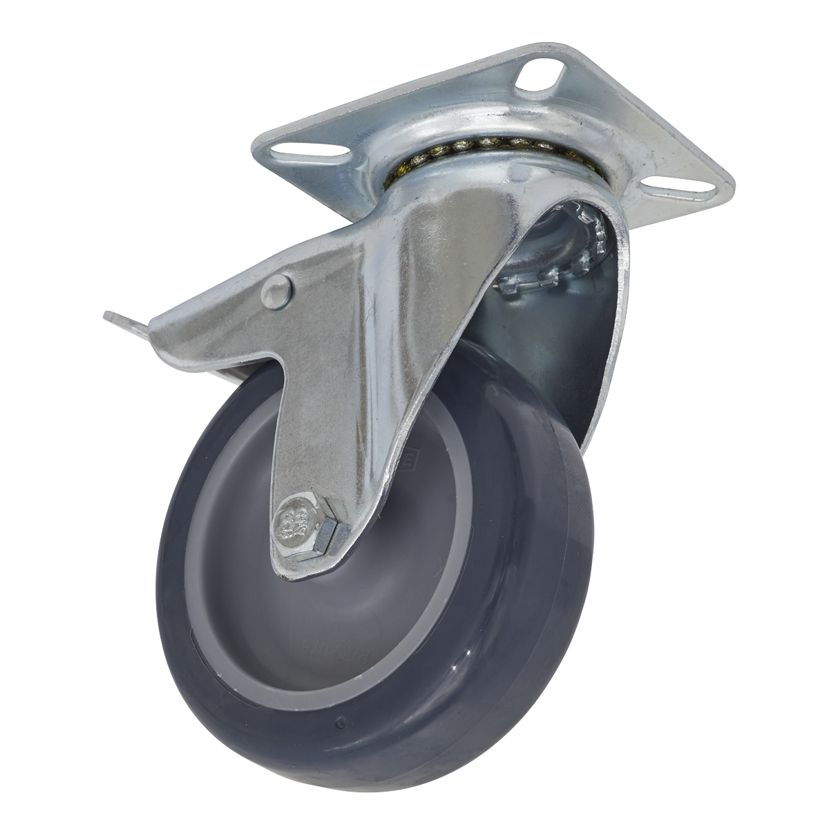 Sealey Ø75mm Castor Wheel Swivel Plate with Total Lock SCW275SPL