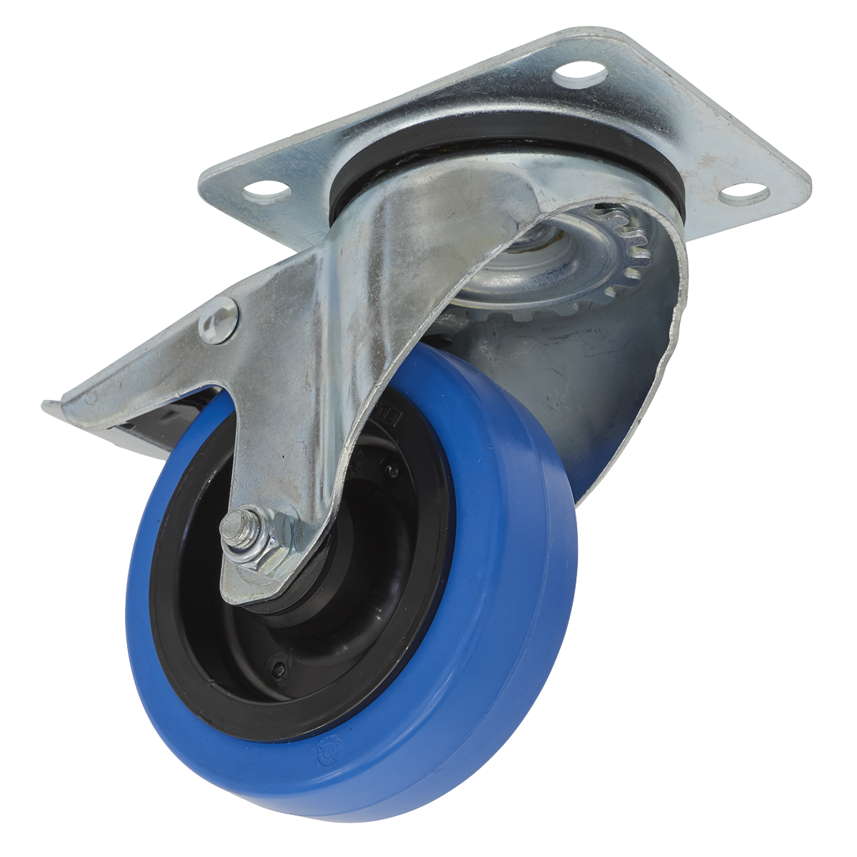 Sealey Ø100mm Castor Wheel Swivel Plate with Total Lock SCW3100SPL