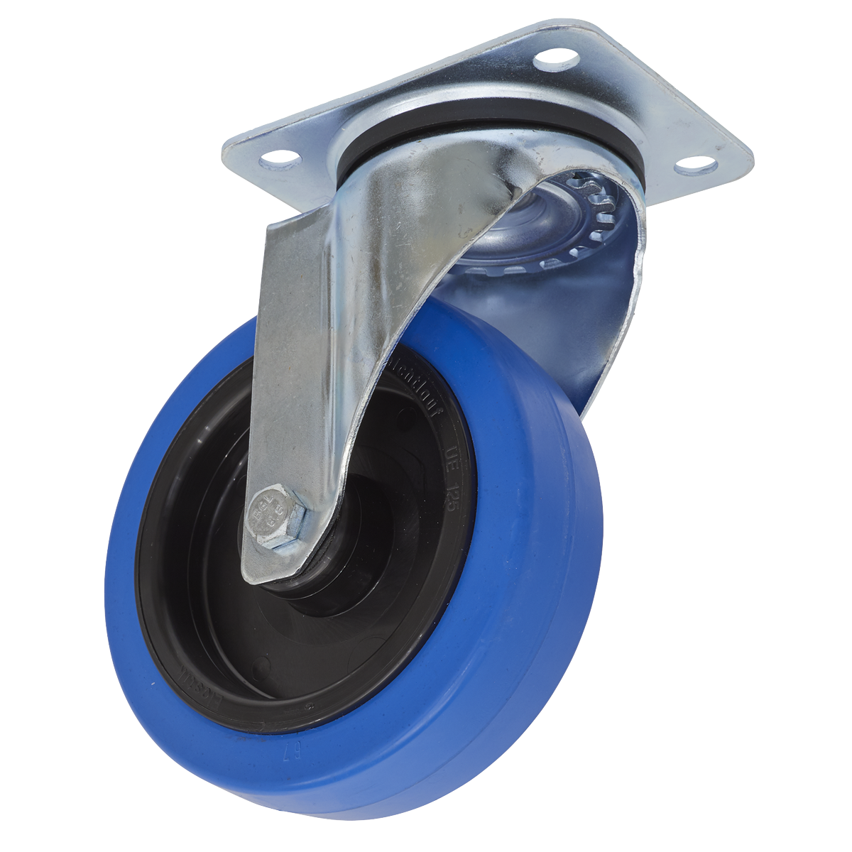 Sealey Ø125mm Castor Wheel Swivel Plate SCW3125SP