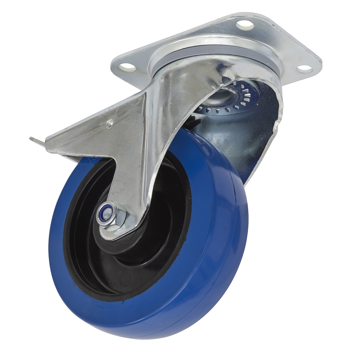 Sealey Ø160mm Castor Wheel Swivel Plate with Total Lock SCW3160SPL