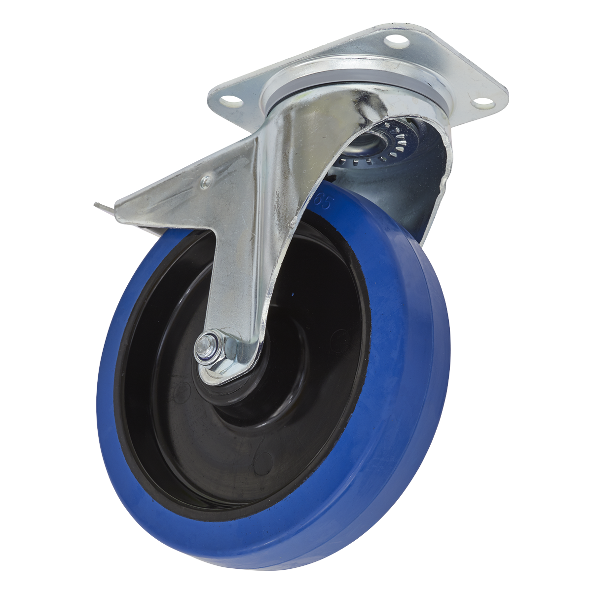Sealey Ø200mm Castor Wheel Swivel Plate with Total Lock SCW3200SPL