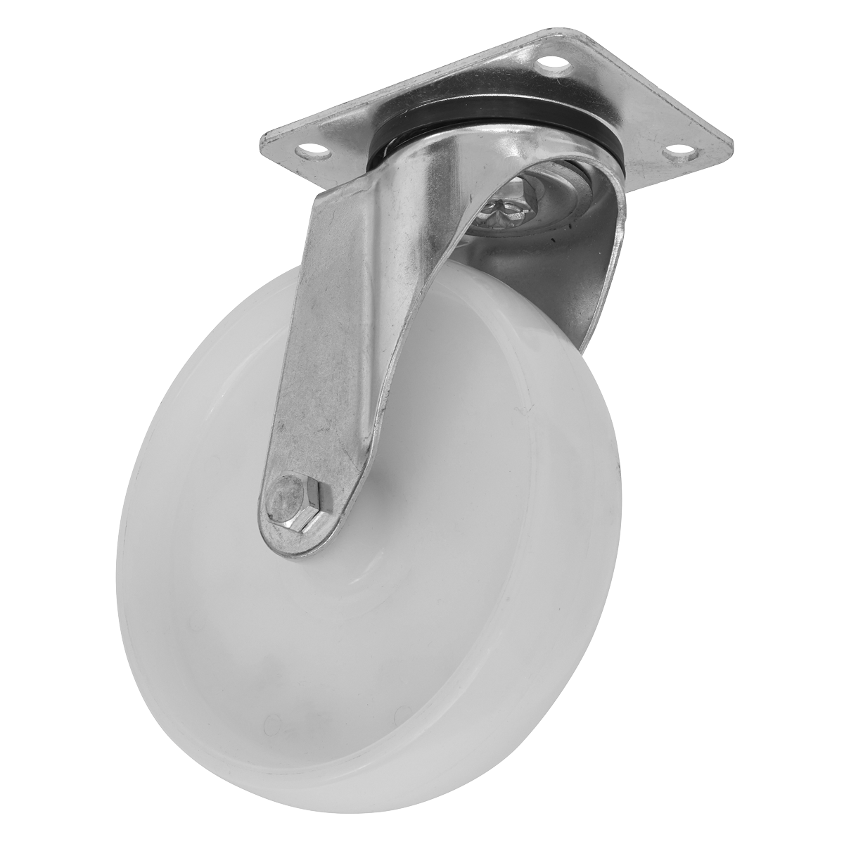 Sealey Ø80mm Heavy-Duty Nylon Swivel Castor Wheel - Trade SCW480SPEM