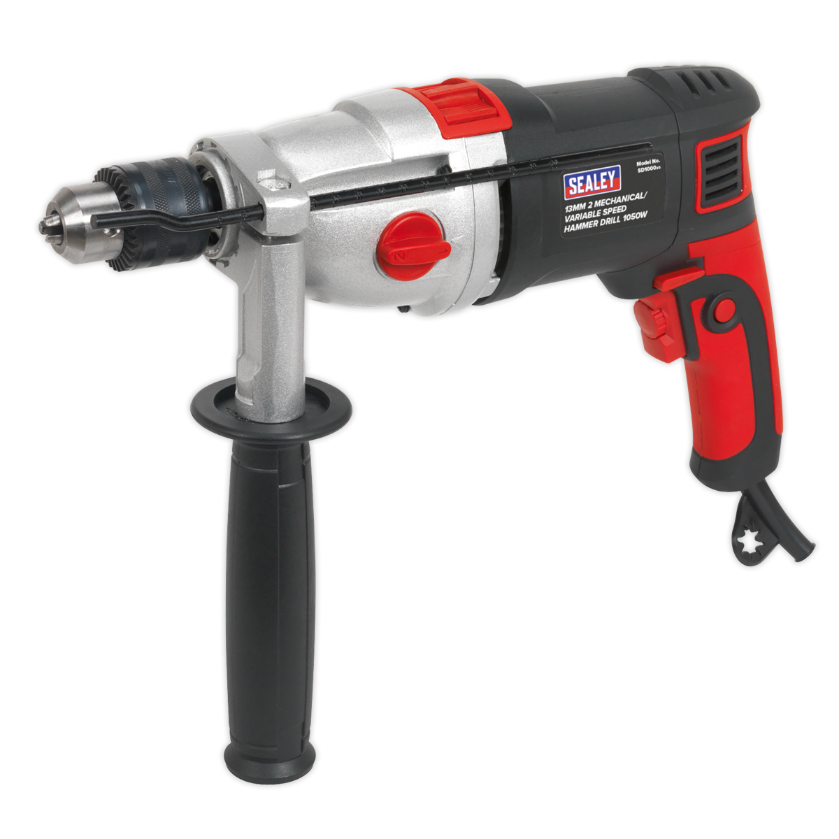 Sealey Ø13mm 2 Mechanical/Variable Speed Hammer Drill 1050W SD1000