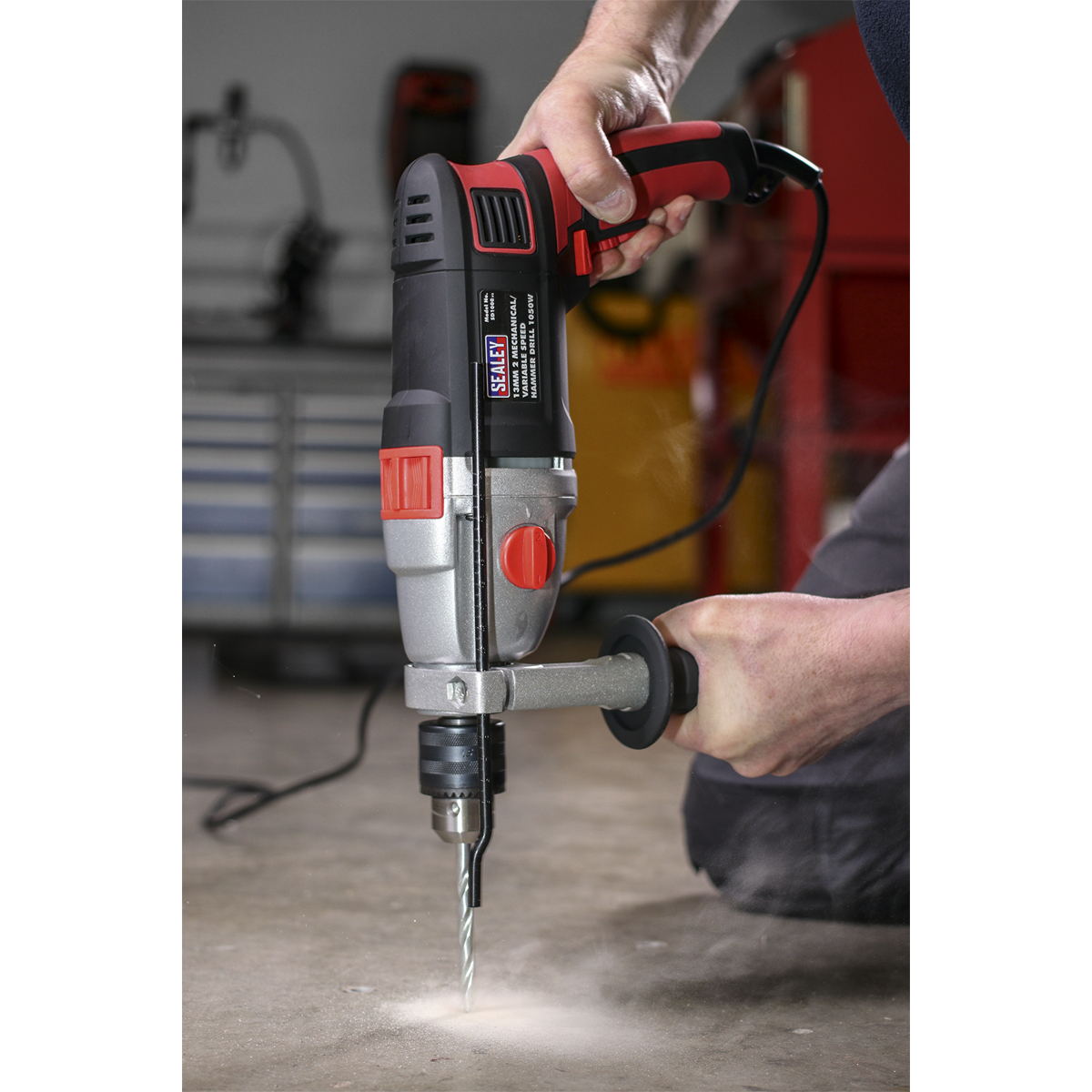 Sealey Ø13mm 2 Mechanical/Variable Speed Hammer Drill 1050W SD1000
