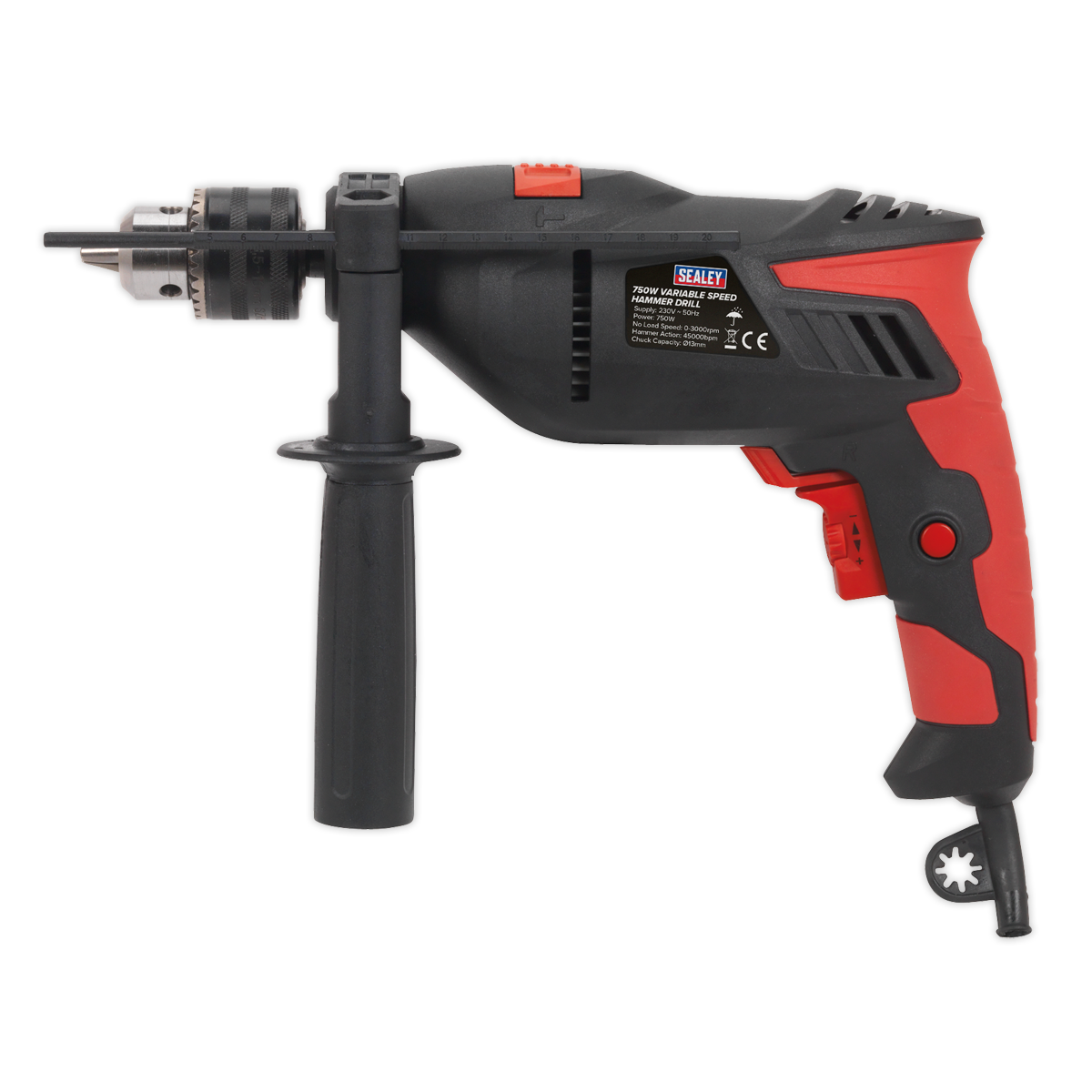 Sealey Ø13mm Variable Speed Hammer Drill 750W SD750