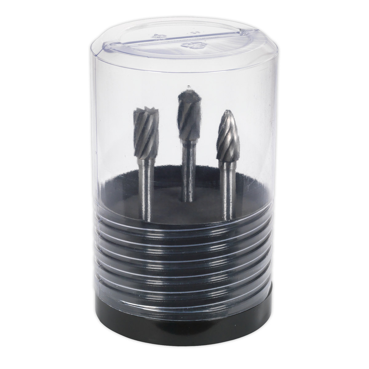 Sealey 3pc Tungsten Carbide Rotary Burr Set Ripper/Coarse SDBCK3