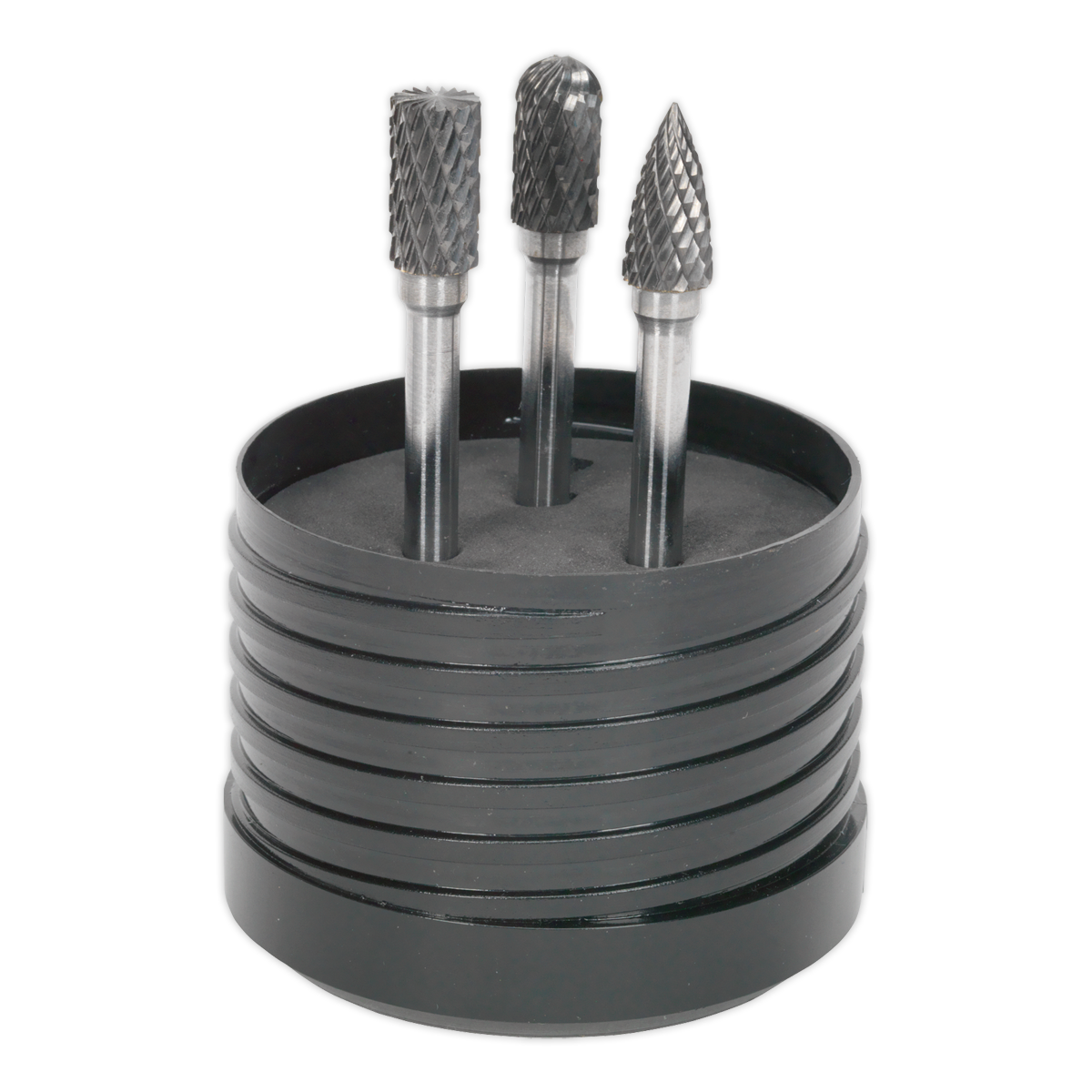 Sealey 3pc Tungsten Carbide Rotary Burr Set SDBK3