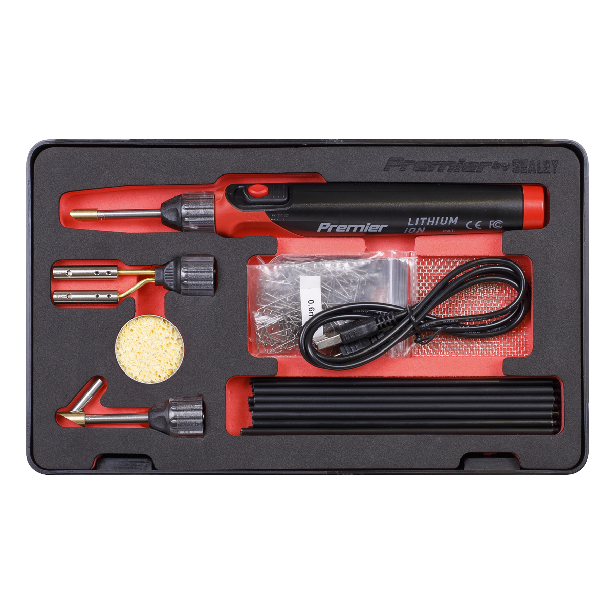 Sealey 30W Lithium-ion Rechargeable Plastic Welding Repair Kit SDL14