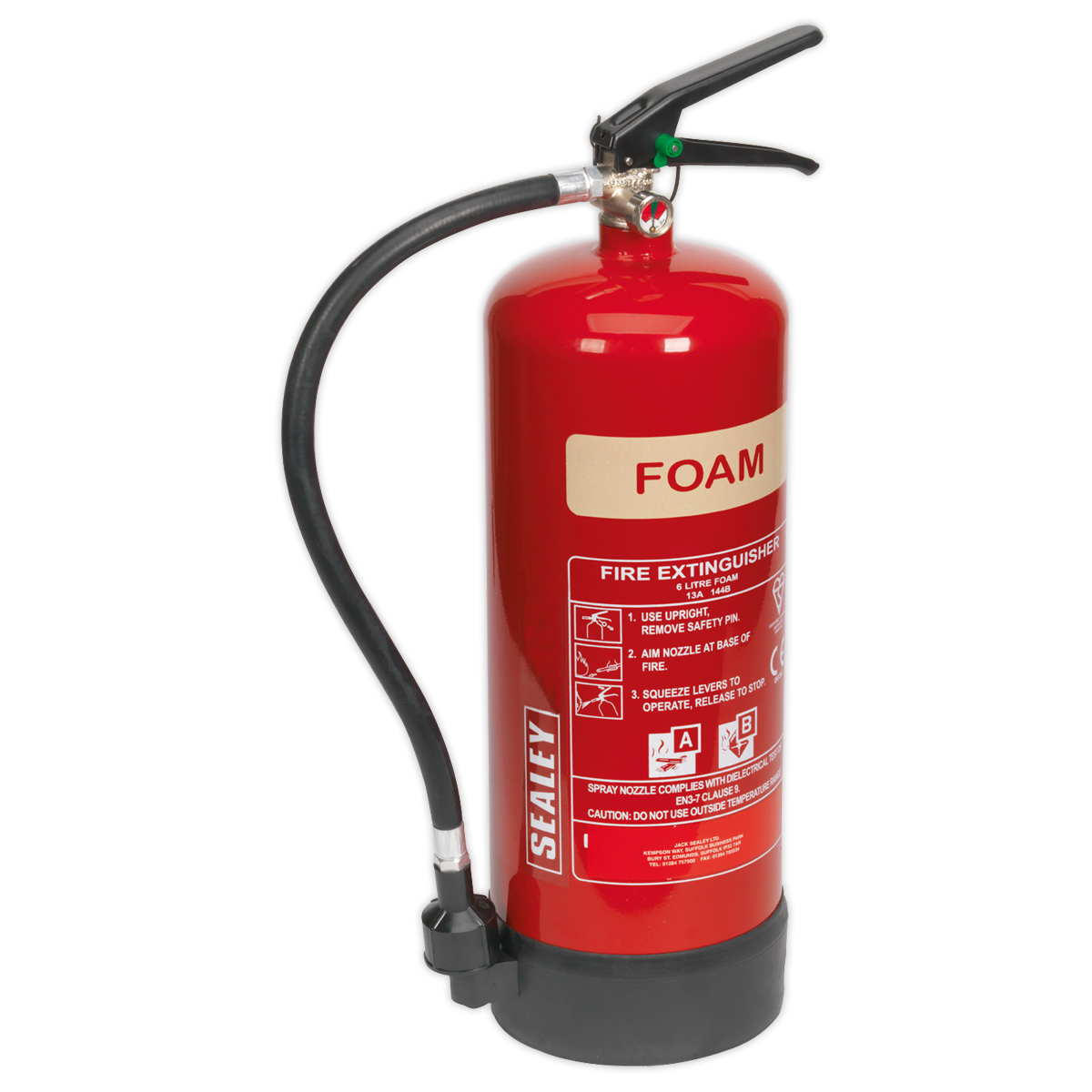 Sealey 6L Foam Fire Extinguisher SFE06