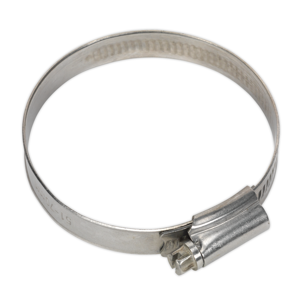 Sealey Ø51-70mm Stainless Steel Hose Clip - Pack of 10 SHCSS2