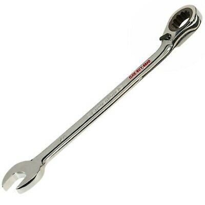 Silverline Metric REVERSIBLE RATCHET SPANNER 15 Offset Head 72 Teeth 19mm