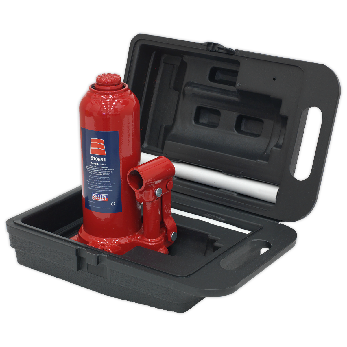 Sealey 5tonne Bottle Jack with Storage Case SJ5BMC