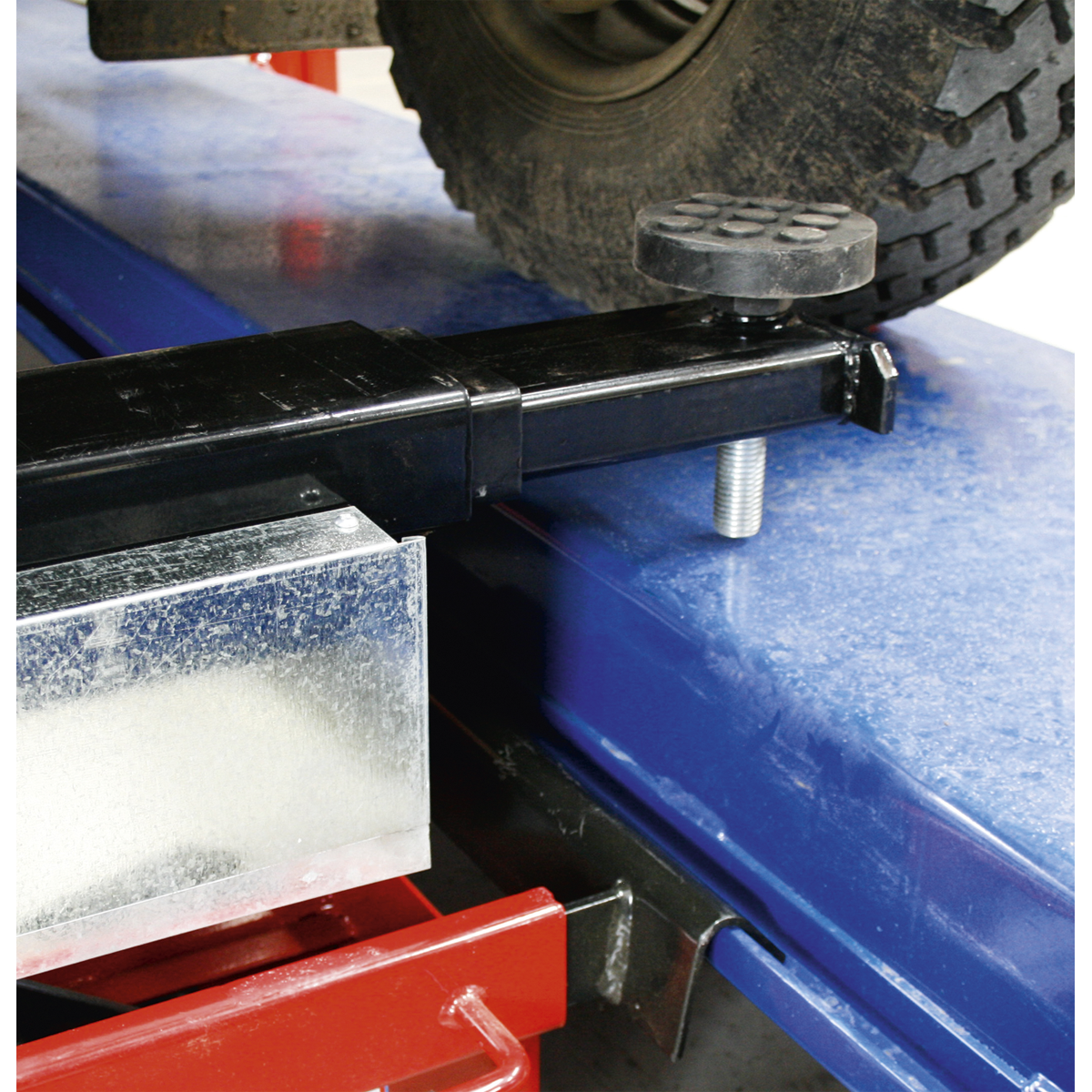 Sealey 2tonne Jacking Beam with 1.6m Extending Arms & Flat Roller Supports SJBEX200