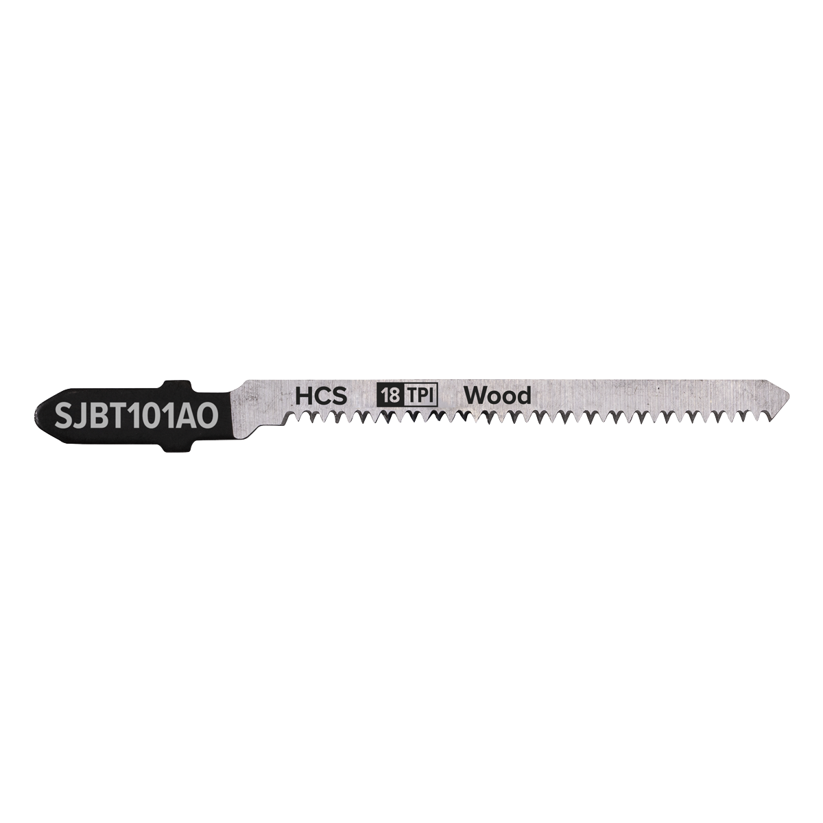 Sealey 83mm 18tpi Jigsaw Blade Hard Wood - Pack of 5 SJBT101AO