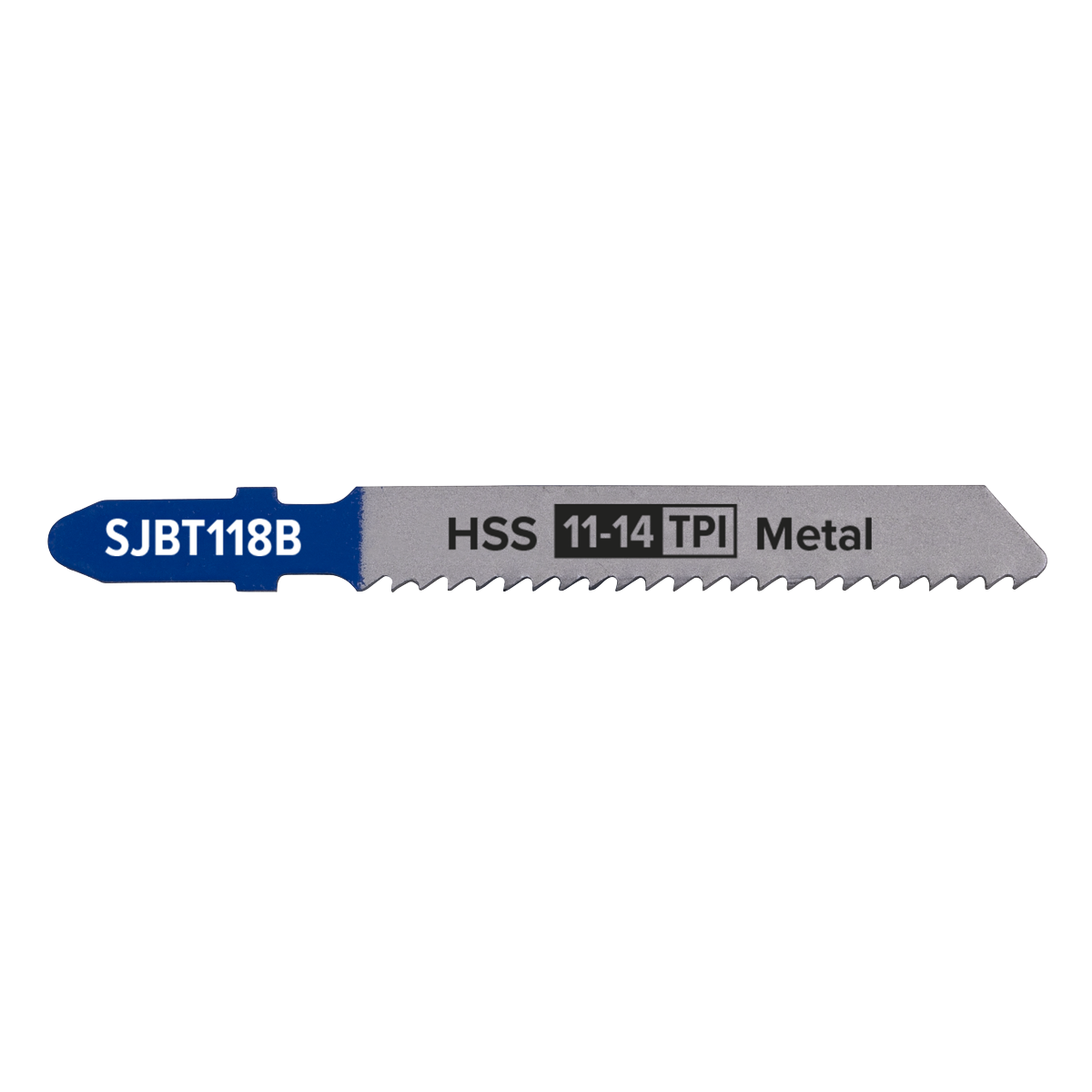 Sealey 92mm 11-14tpi Jigsaw Blade Metal - Pack of 5 SJBT118B