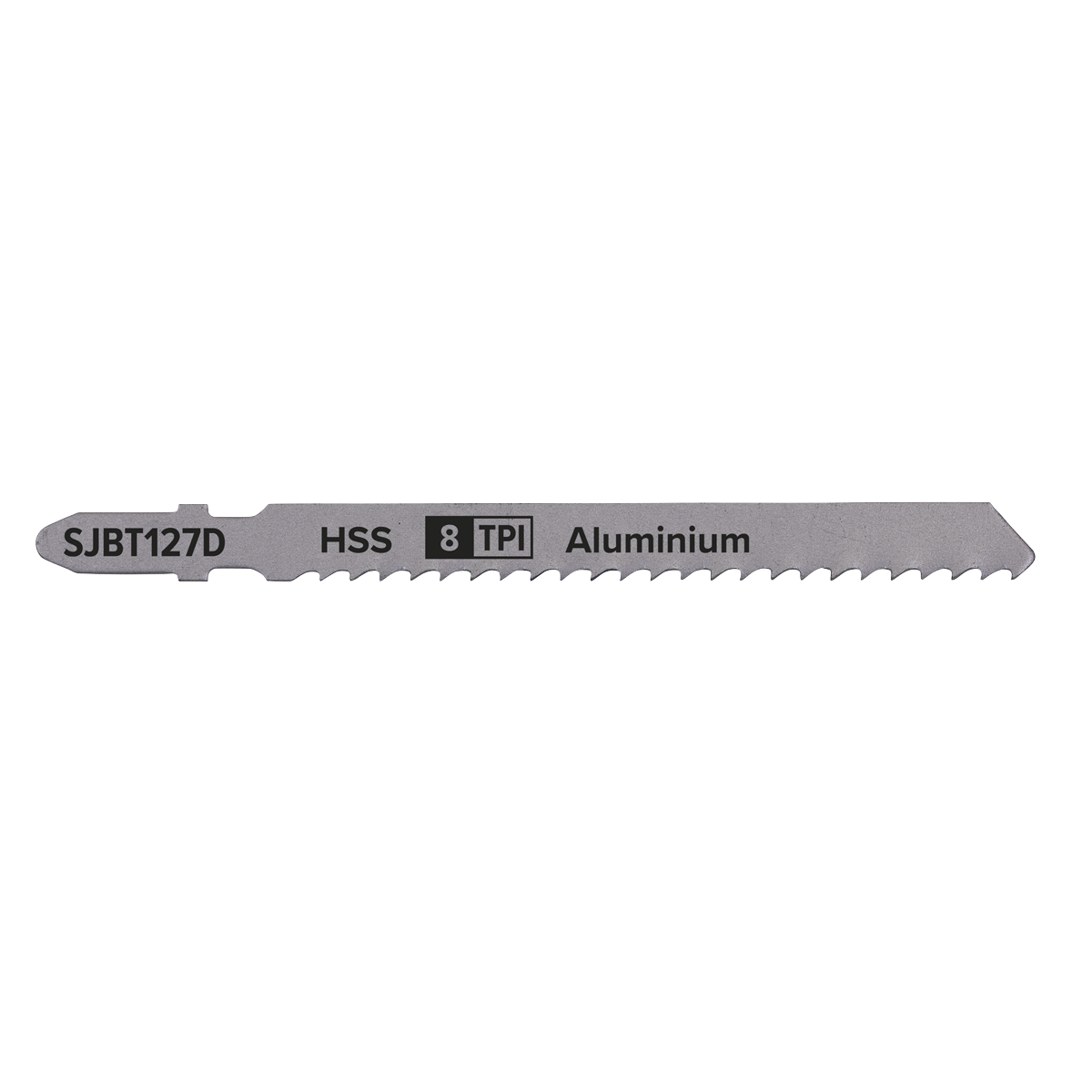 Sealey 100mm 8tpi Jigsaw Blade Aluminium - Pack of 5 SJBT127D