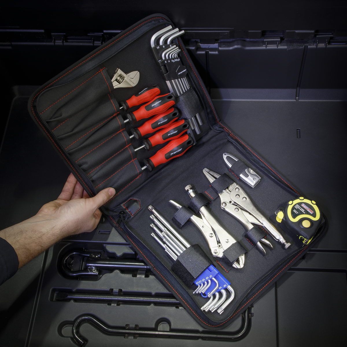 Sealey 6-Pocket Zipped Tool Pouch SMC43