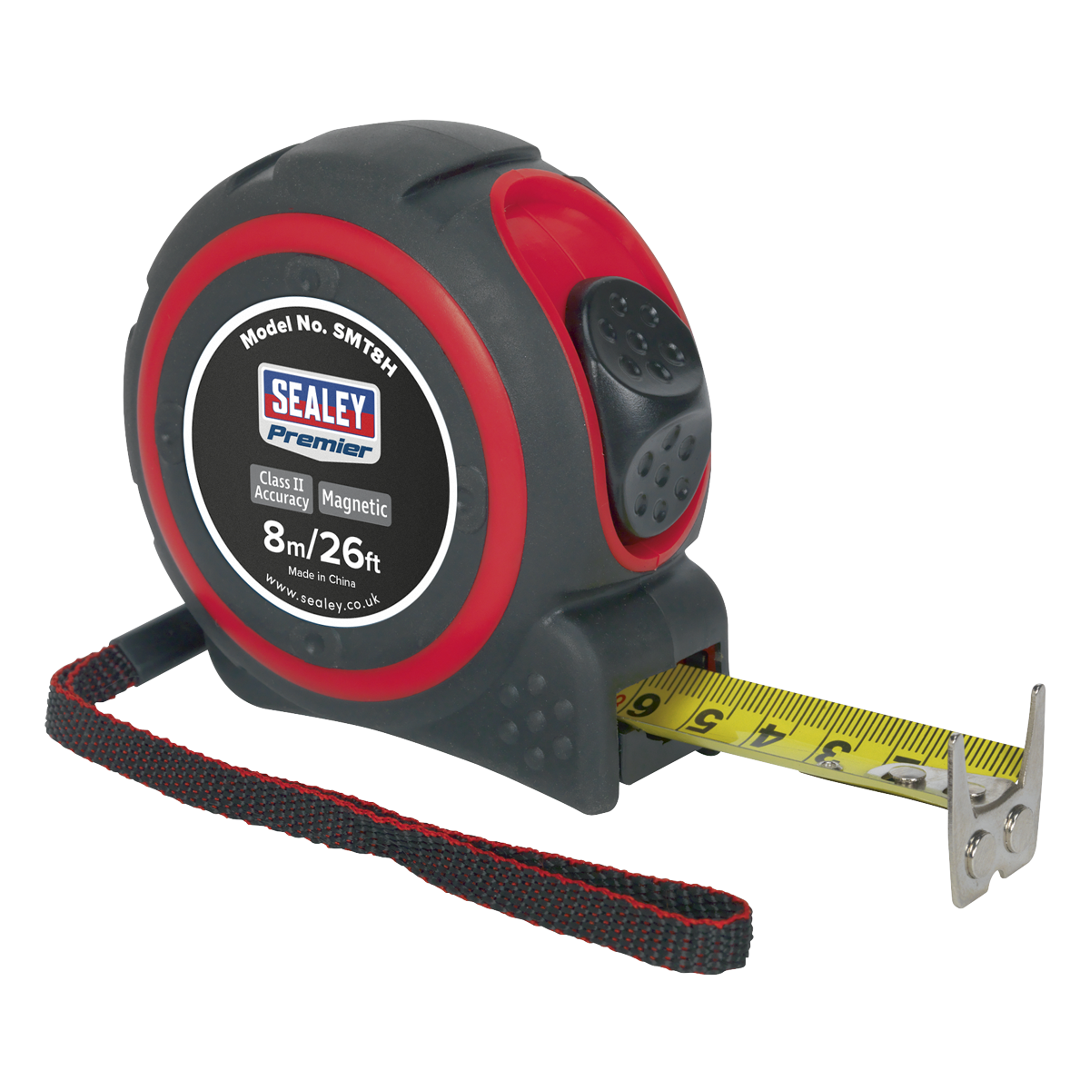 Sealey 8m(26ft) Heavy-Duty Tape Measure SMT8H