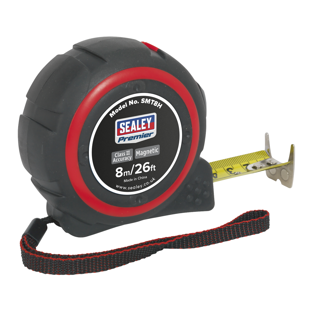 Sealey 8m(26ft) Heavy-Duty Tape Measure SMT8H