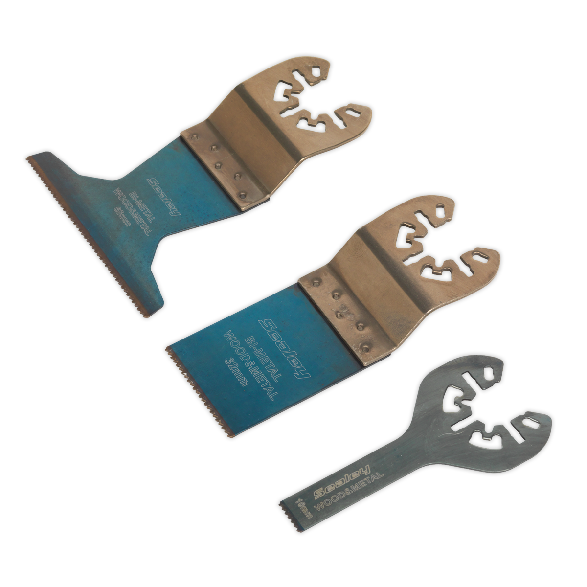 Sealey 3pc Quick Change Multi-Tool Cutting Blade Set SMTC3