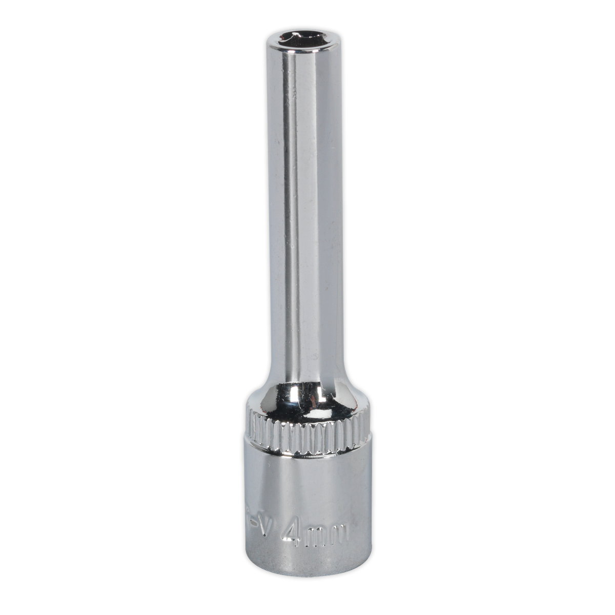Sealey 4mm Deep 1/4"Sq Drive Fully Polished WallDrive® Socket SP1404D
