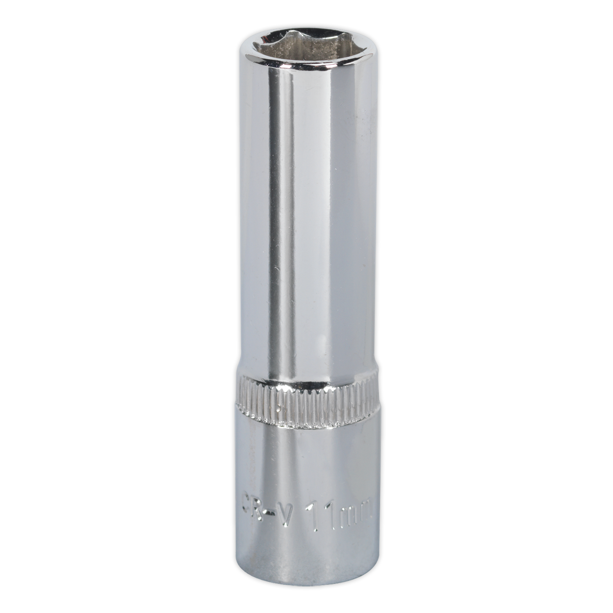 Sealey 11mm Deep 3/8"Sq Drive Fully Polished WallDrive® Socket SP3811D